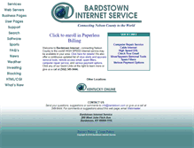 Tablet Screenshot of bardstown.com